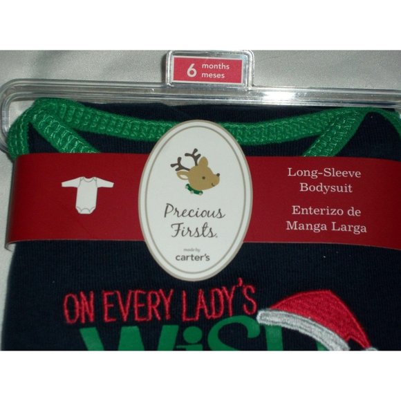 Carters On Every Lady's Wish List Blue Christmas - Picture 2 of 2